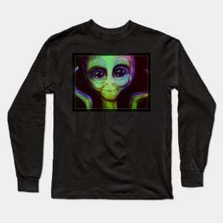 Little Green Guy Long Sleeve T-Shirt